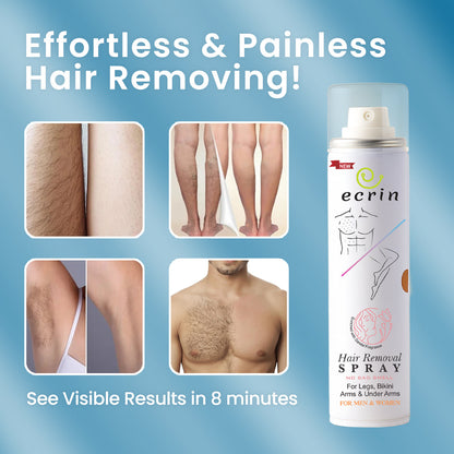 New Ecrin Hair Removal Foaming Spray - Advance Formula with Refreshing Fragrance (200ml)