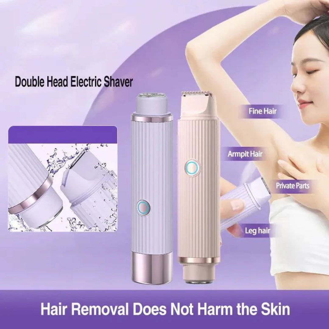 🌟 Double Head Electric Shaver – Smooth Shave, Zero Hassle