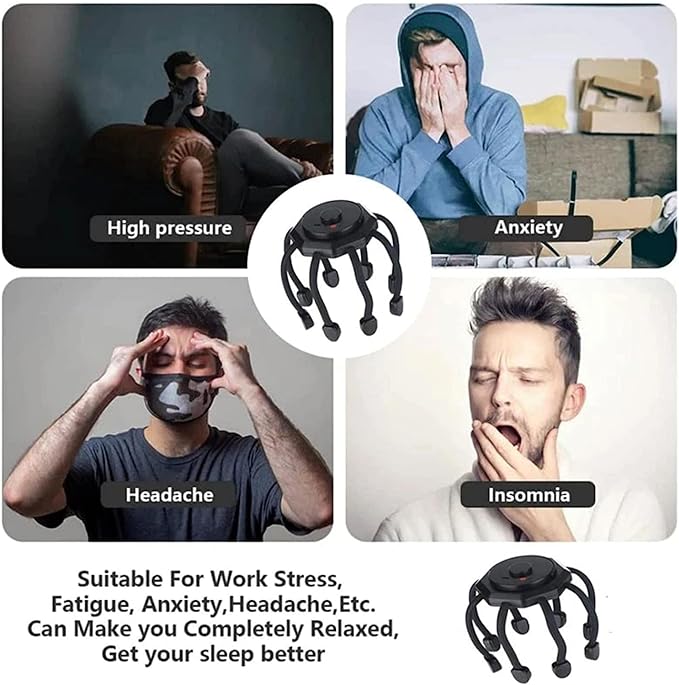 360° Ultra Head Massager - Stress & Migraine Relief