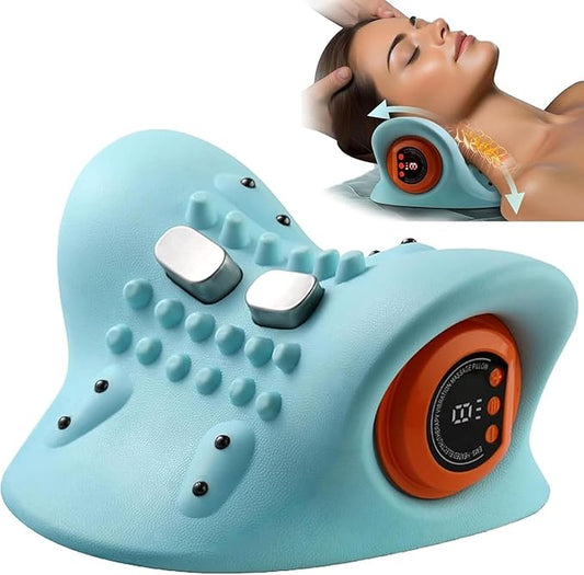 EMS Neck Massager with Heat - Electric Muscle Relaxation for Neck & Shoulder Comfort | UAE