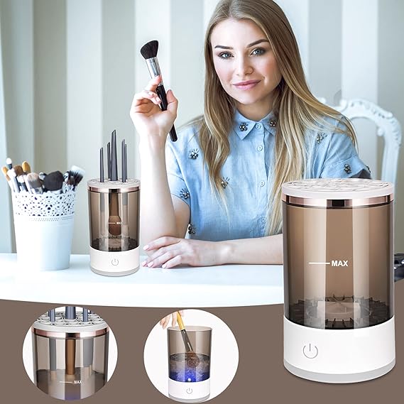 Automatic Multi Brush Cleaner Magic Spin Brush Cleaner | Ready in Seconds