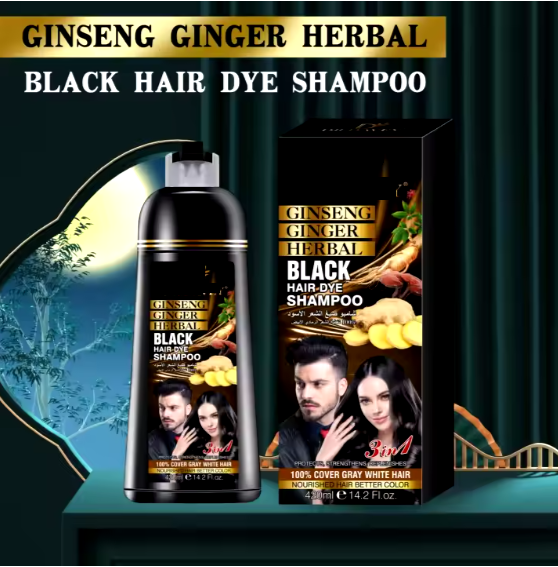 Instant Hair Dye Shampoo (420ml) Sufficient for 2 Months