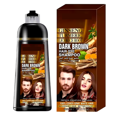 Instant Hair Dye Shampoo (420ml) Sufficient for 2 Months